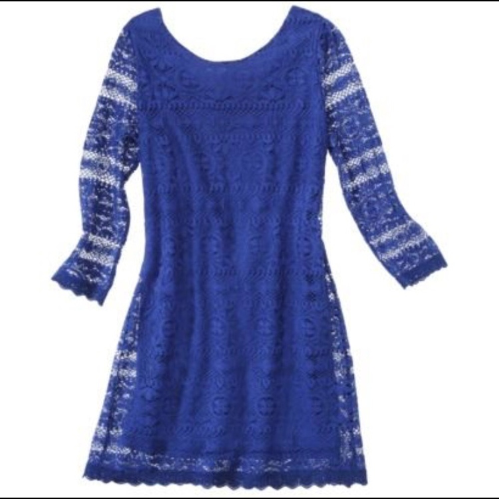 Accidentally in Love teal lace dress